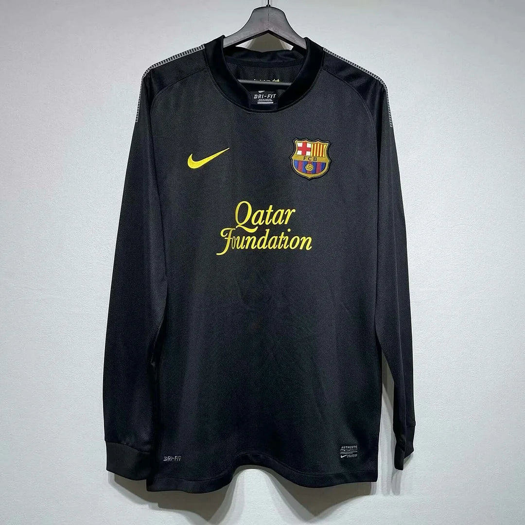 2011/2012 Retro Long Sleeve Barcelona Away