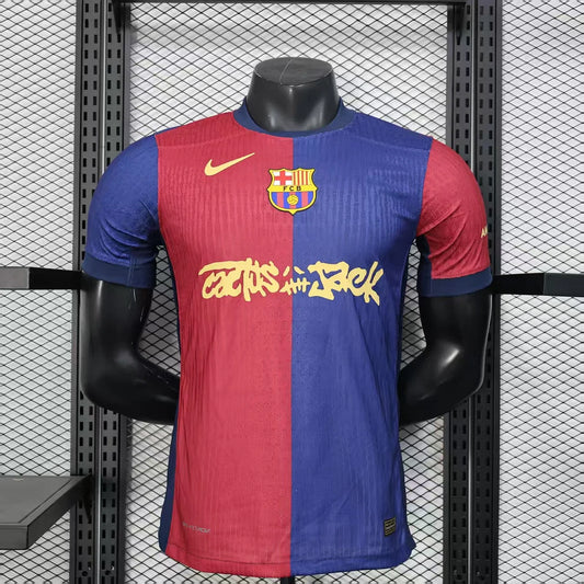 2024/2025 Player Version Barcelona Home Travis Scott