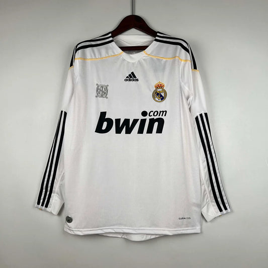 2009/2010 Retro Long Sleeve Real Madrid Home